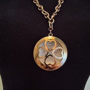 Clover/Crystal Necklace-TREND ALERT